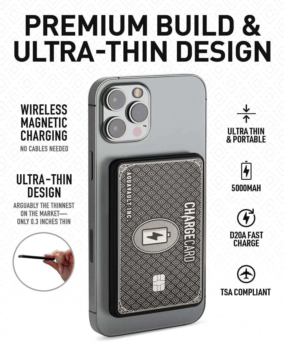 Wireless Magnetic Portable Charger