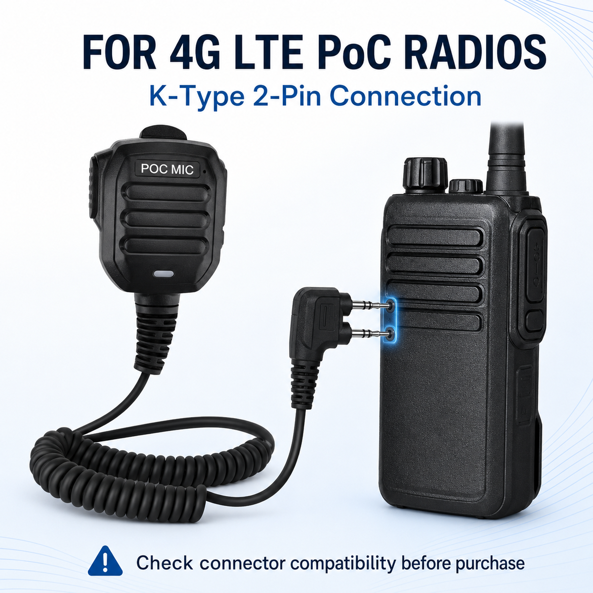 Ruyage Radio Handheld Microphone For Nationwide PTT Walkie-Talkie