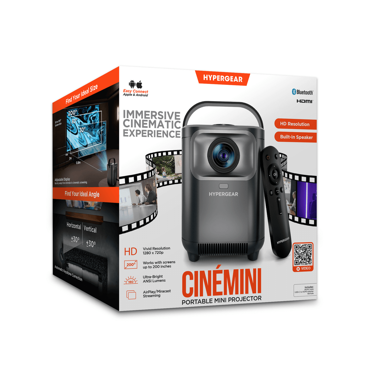 HyperGear CineMini Portable Mini Projector