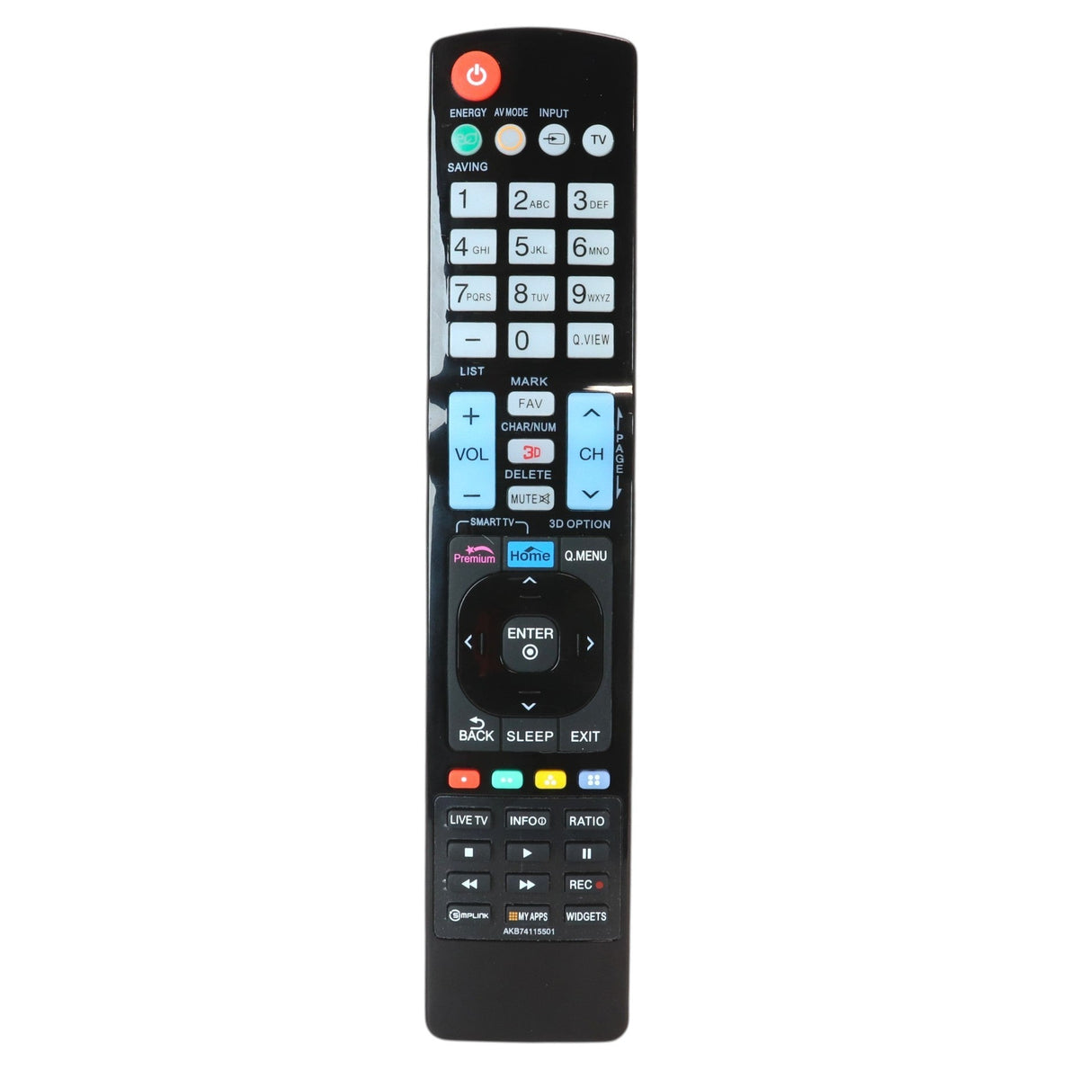 LG AKB72914043 TV Remote Control