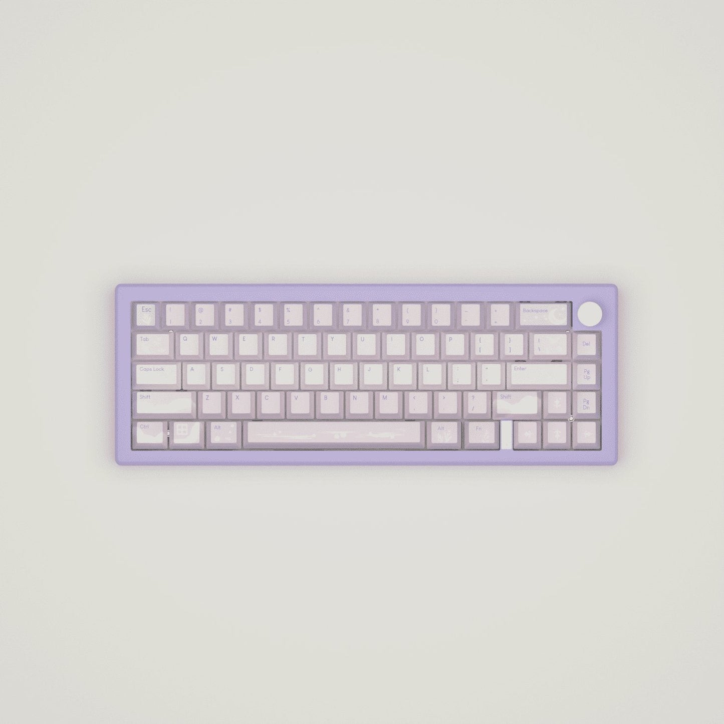 Aesthetic Sky Design Keycaps and Mechanical Keyboard