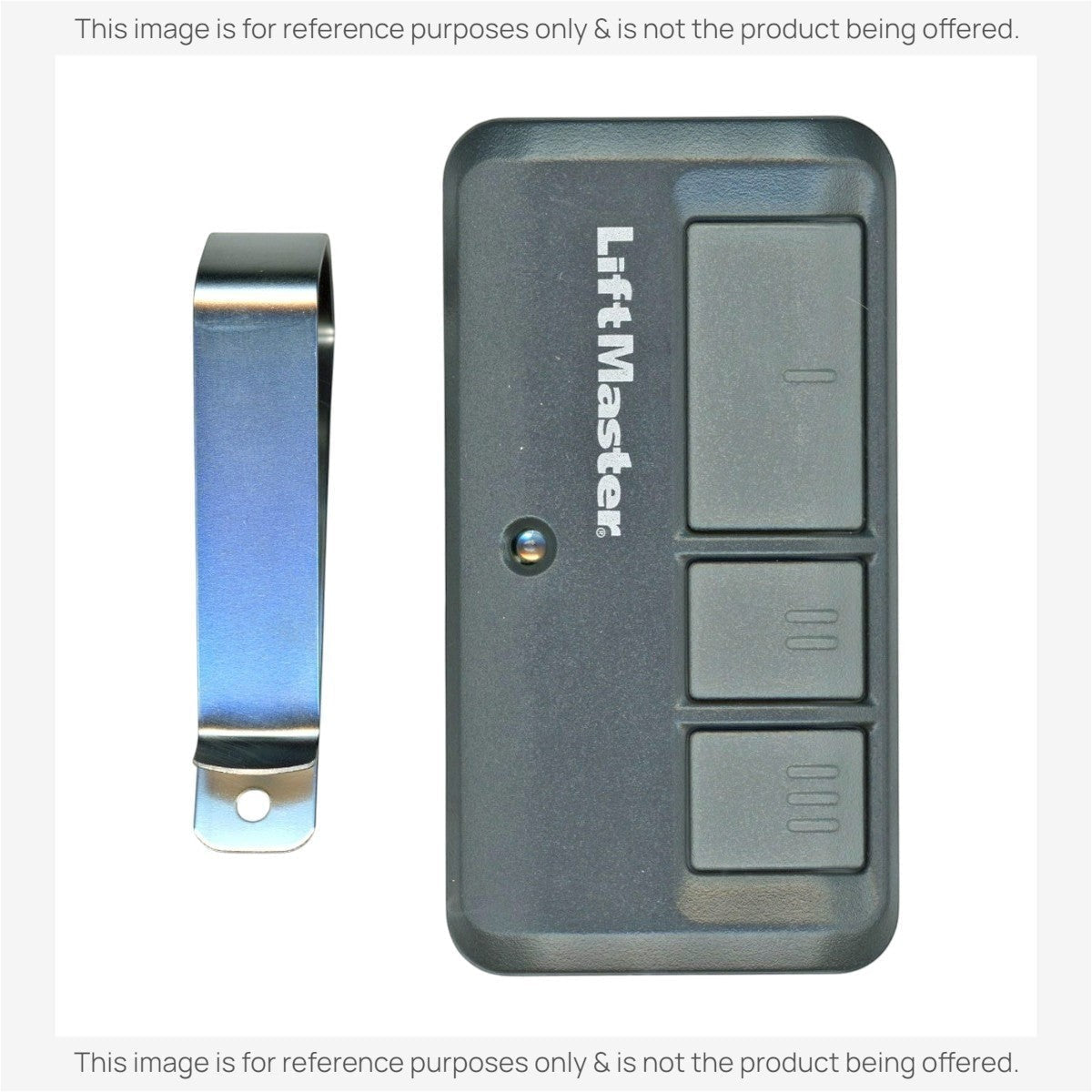LiftMaster 893MAX 3-Button Visor 315 MHz or 390 MHz Garage Door Opener Remote Control