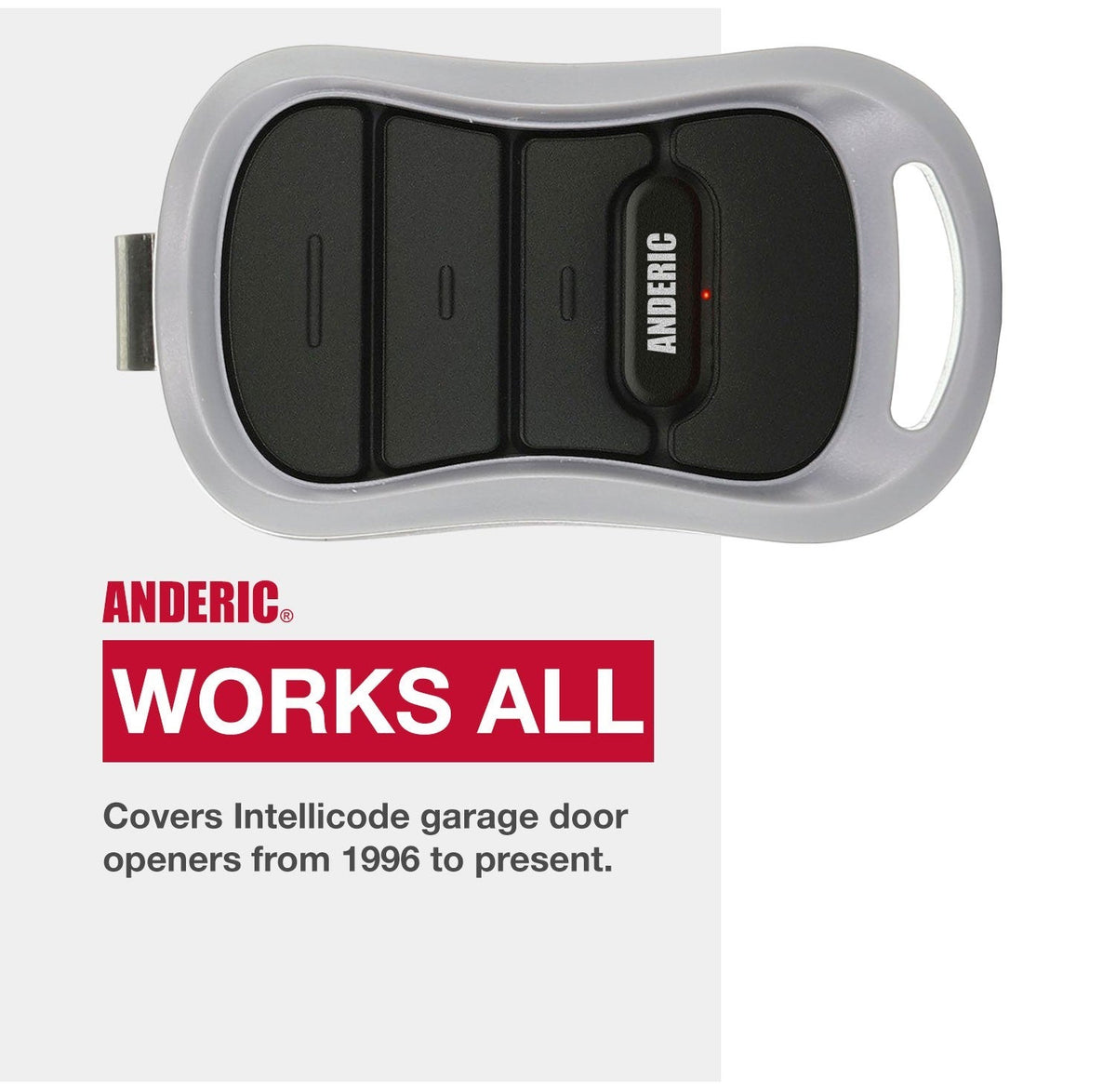Genie G3T-A 3-Button Intellicode Garage Door Opener Remote Control