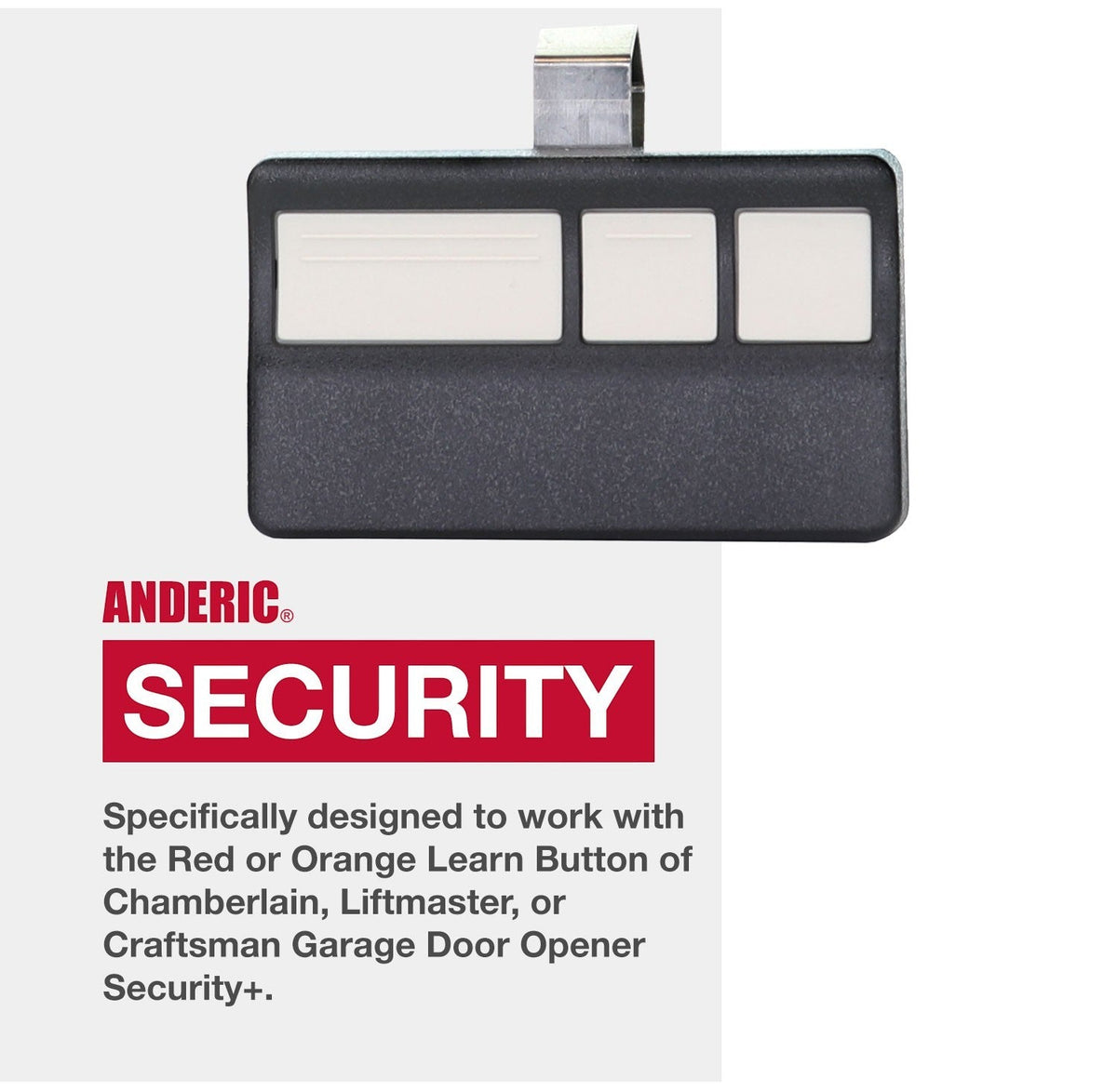 LiftMaster 973LM 3-Button Vizor 390 MHz Garage Door Opener Remote Control
