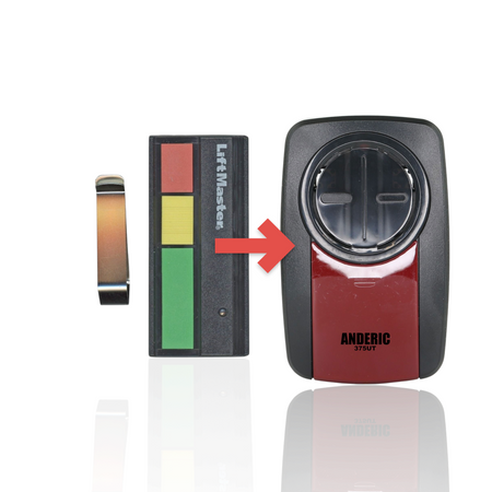 AccessMaster 33LM 3-Button Visor 390mhz Garage Door Opener Remote Control