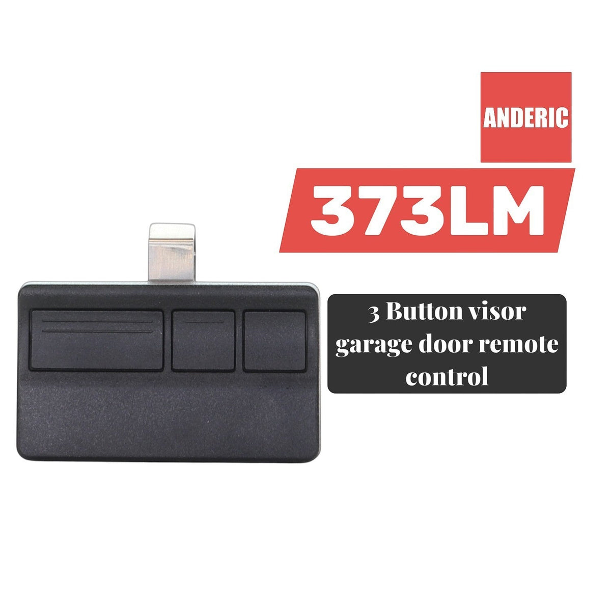 AccessMaster 372AC 2-Button Vizor 315 MHz Garage Door Opener Remote Control