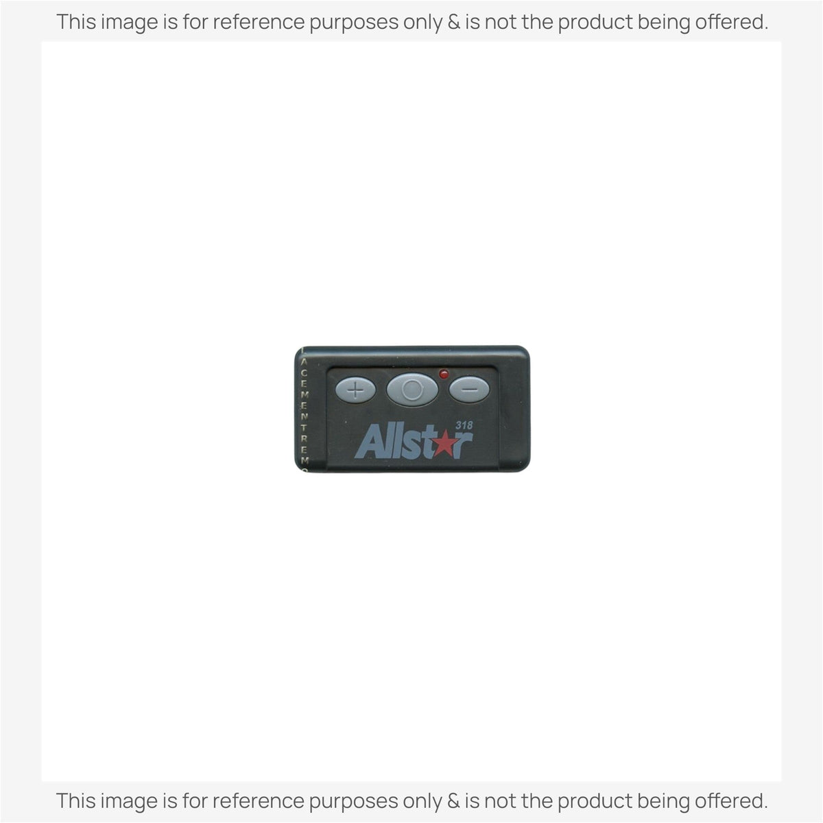 Allstar 110995 Quickcode 3 button 318mhz Garage Door Opener Remote Control
