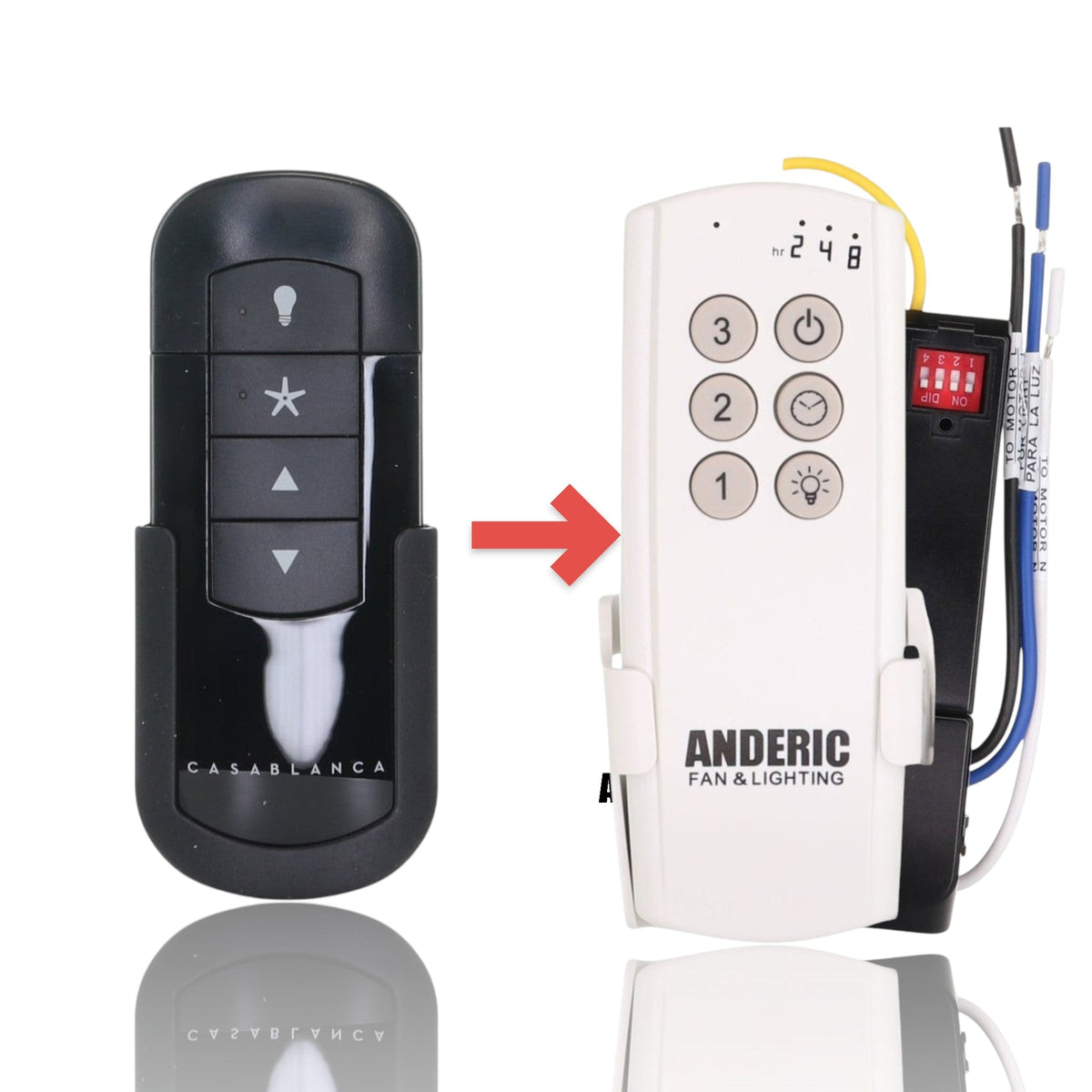 Casablanca 99198 / IN2TX50 4-Speed Ceiling Fan Remote Control - K6266-08