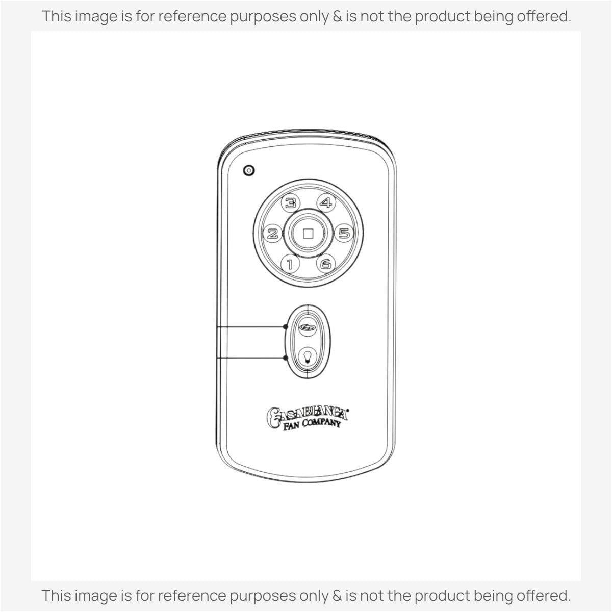 Casablanca RH787T Ceiling Fan Remote Control