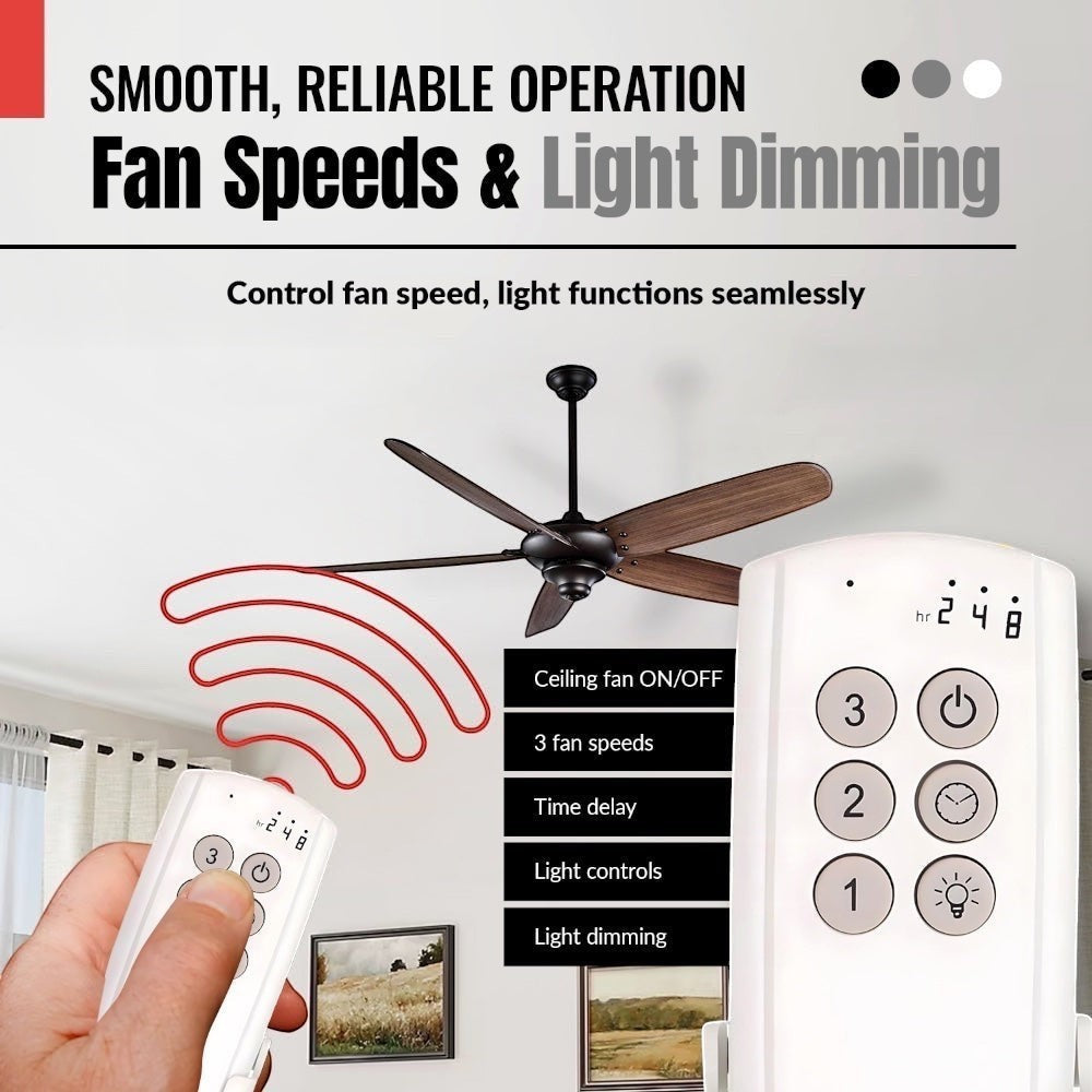 Dan's Originals KUJCE10608 Ceiling Fan Remote Control