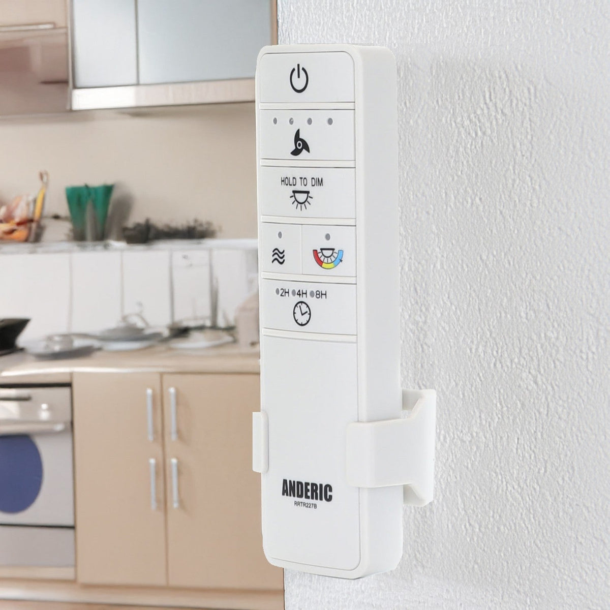 Hampton Bay TR227B 4-Speed Ceiling Fan Remote Control | Color Temp | Dimming | Fanelee | Hubspace - 2AQZU-18015