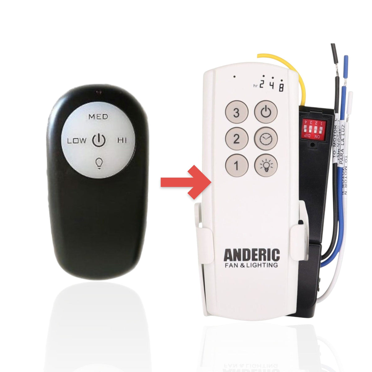 Home Decorators Collection DL4112S01 Ceiling Fan Remote Control