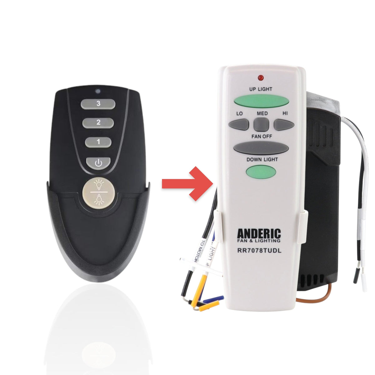Home Decorators Collection UC7222TUDL Ceiling Fan Remote Control