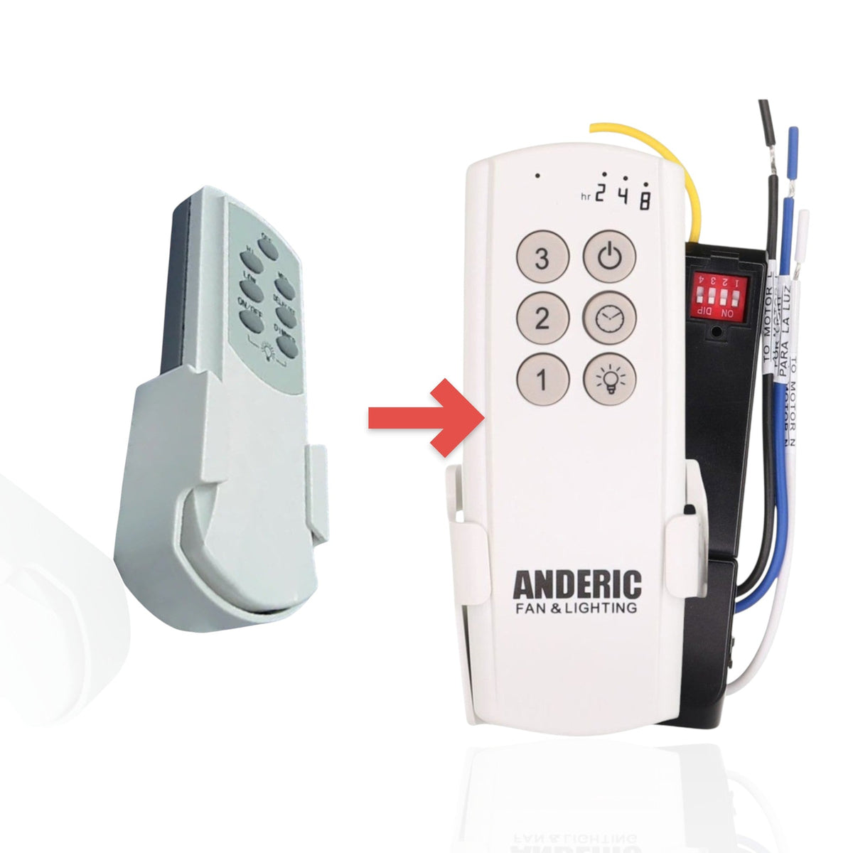 Dan's Originals KUJ9301 Ceiling Fan Remote Control