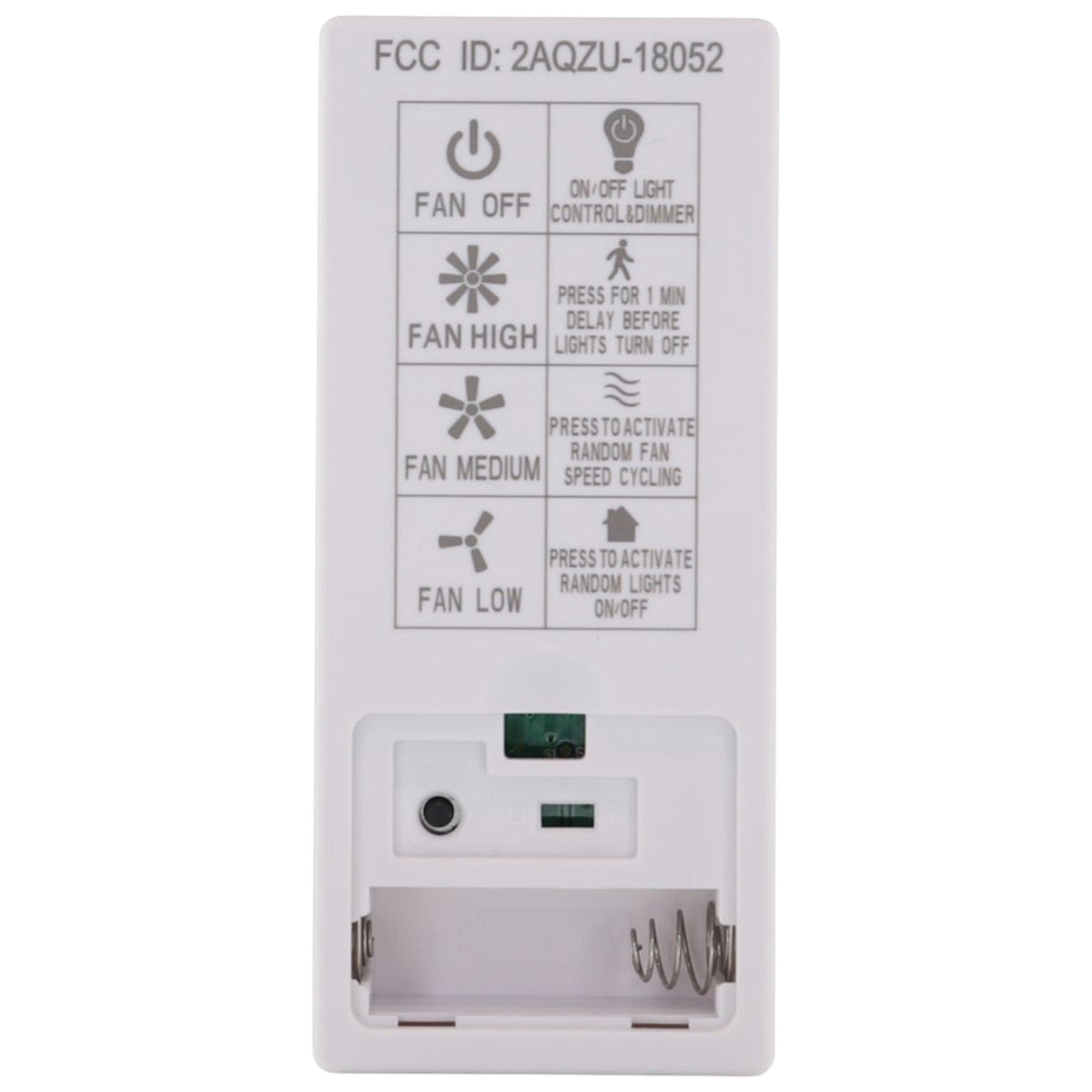 Harbor Breeze TR326A 3-Speed Ceiling Fan Remote Control | Compatible with MR101T Receiver - 2AQZU-18007