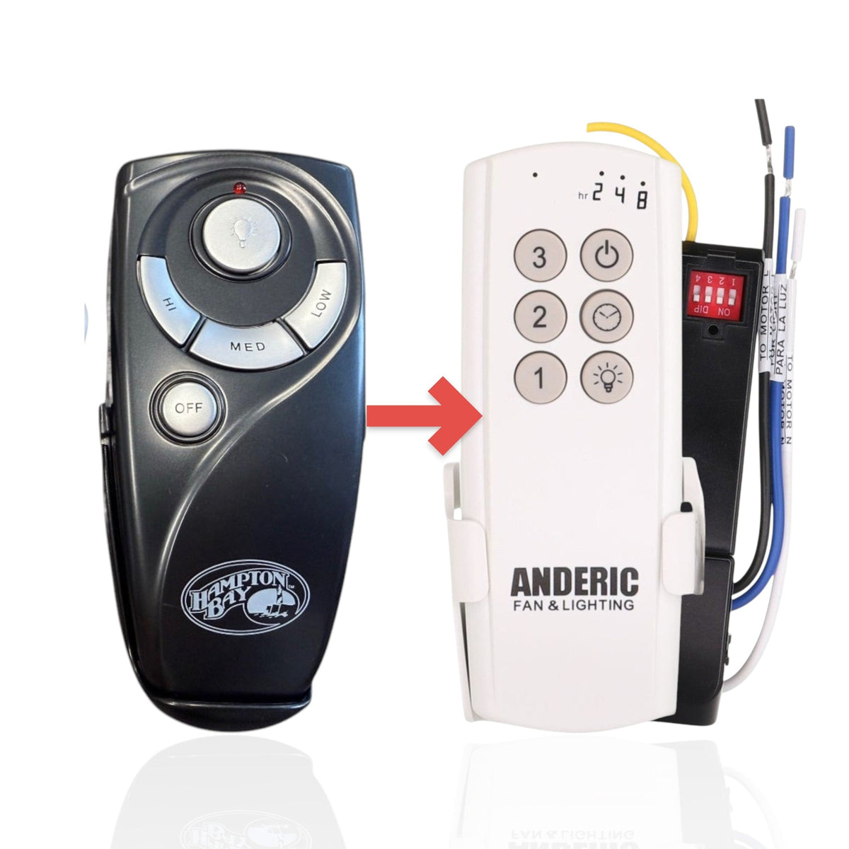 Home Decorators Collection Royal Breeze 60 in. Tarnished Bronze Hand Held Remote w/Receiver Kit