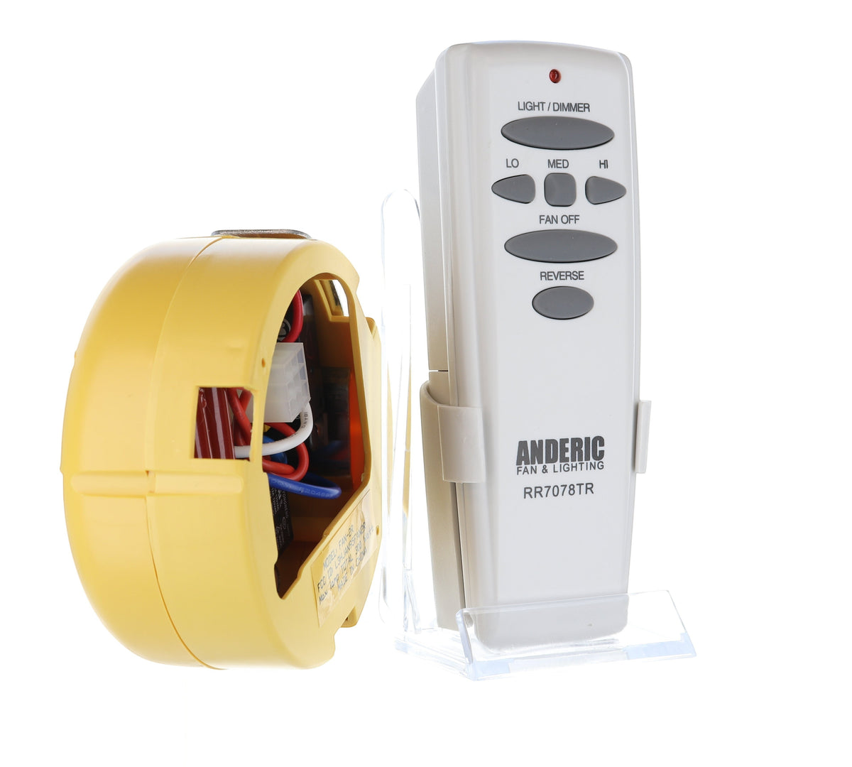 Anderic Substitute for Kenmore G2H2XJR520R Ceiling Fan Receiver [FAN2R-RR7078TR-KIT]