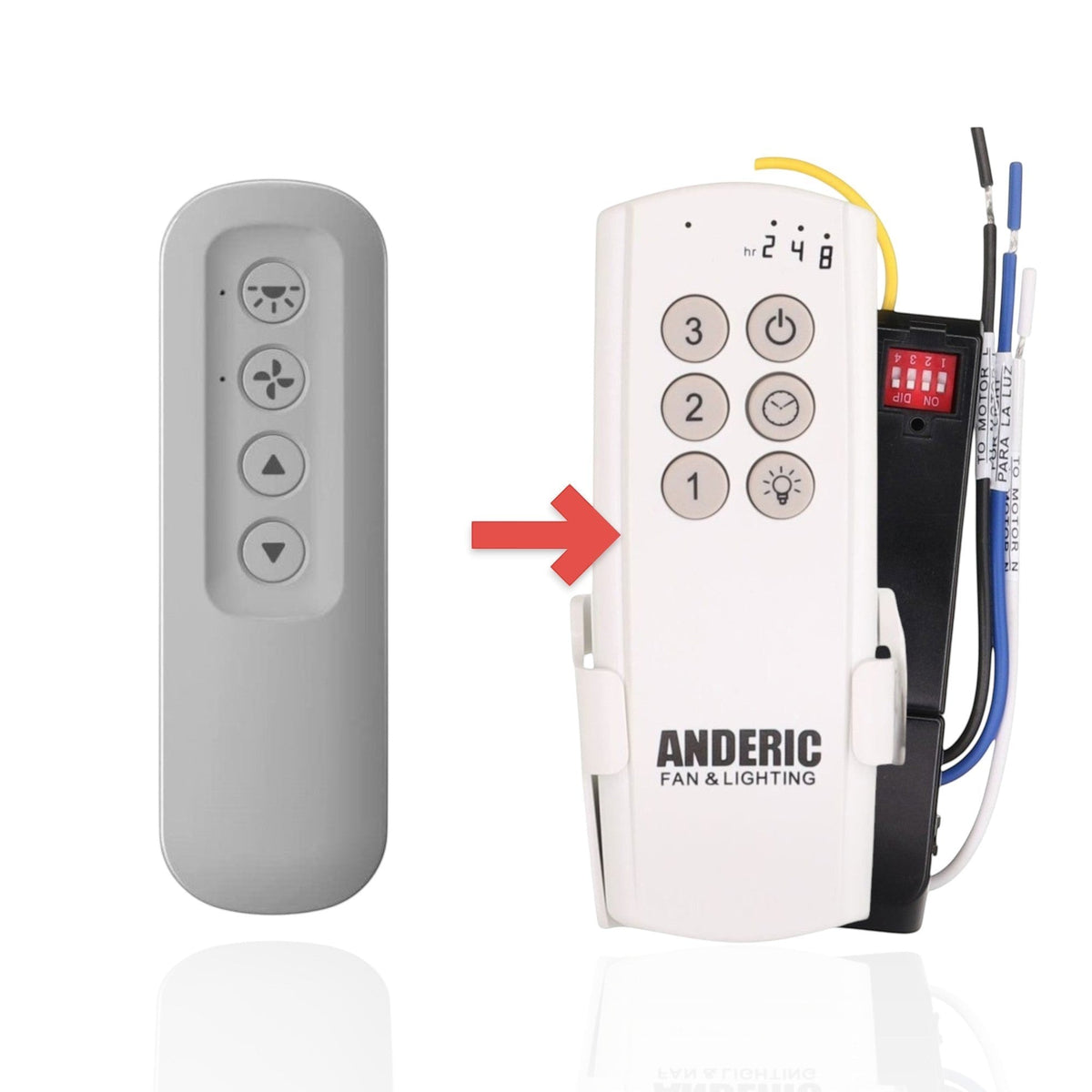 Hunter 99770 3 Speed Universal Ceiling Fan Remote Control Kit