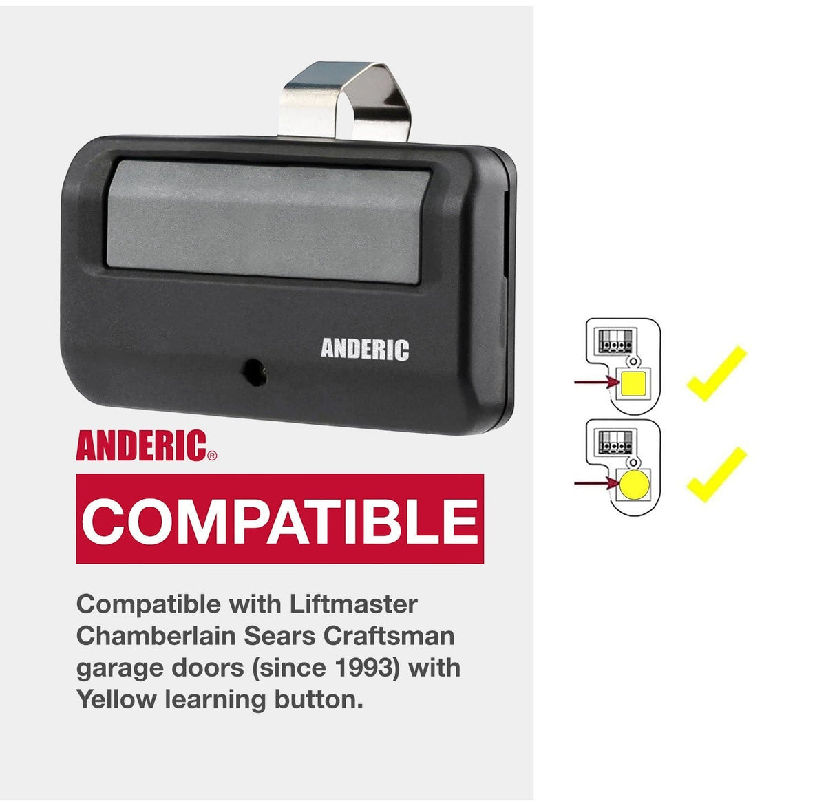 Chamberlain 950ESTD-P2 Garage Door Opener Remote Control