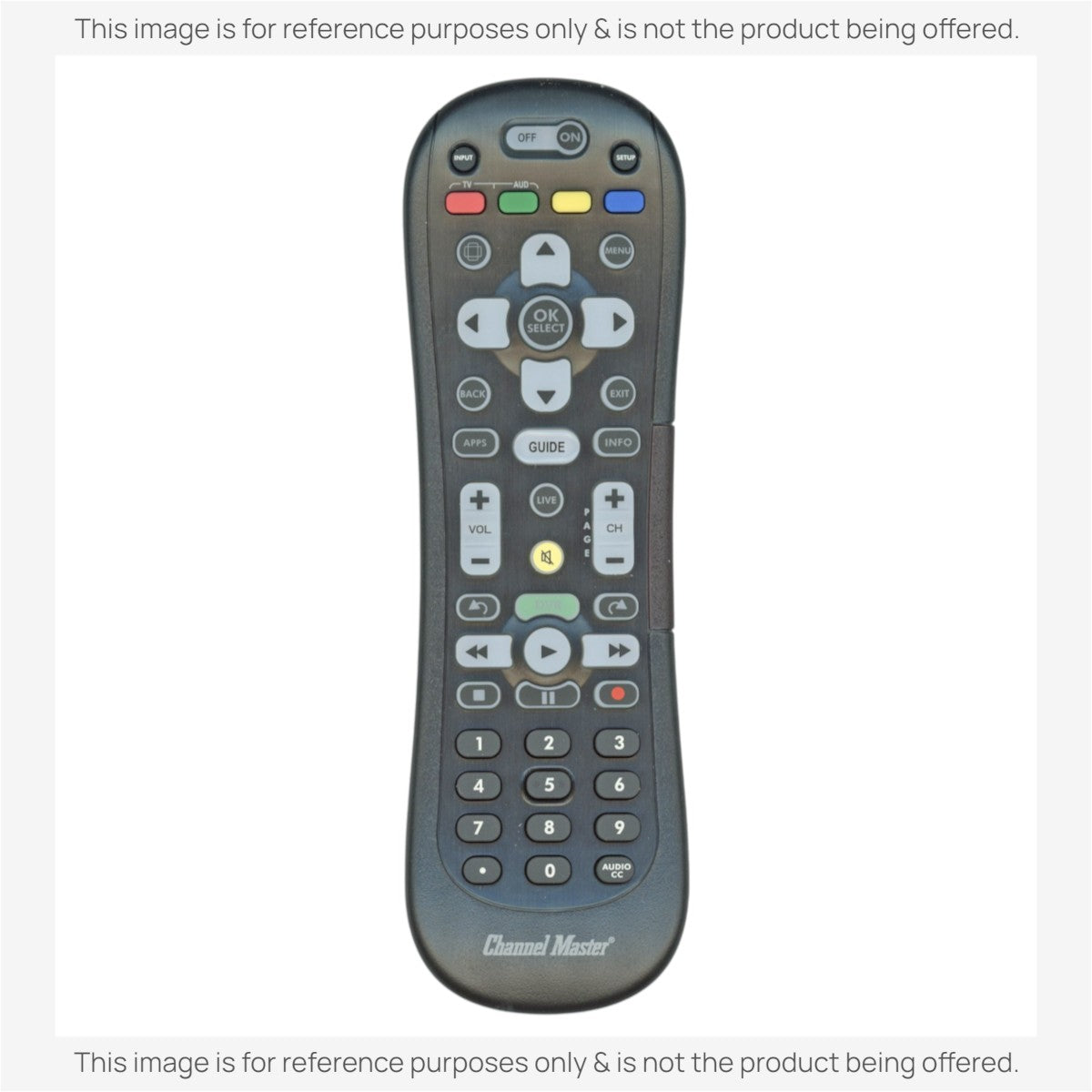 Channel Master CM7500XRC2 Digital TV Tuner Converter Remote Control