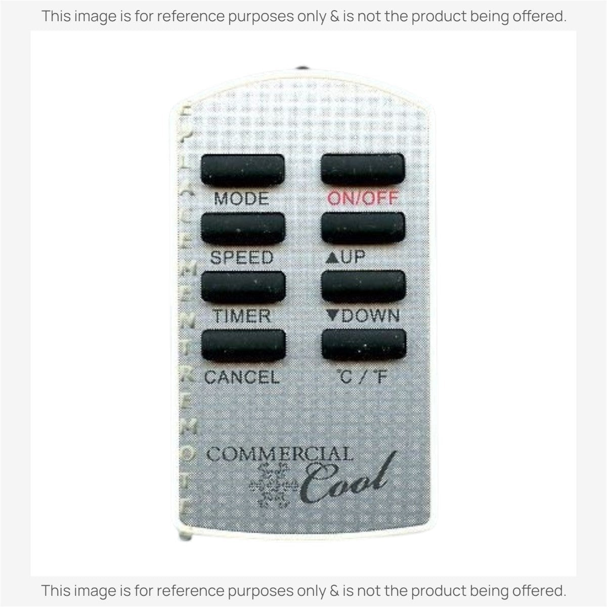 Commercial Cool AC562054 Air Conditioner Remote Control
