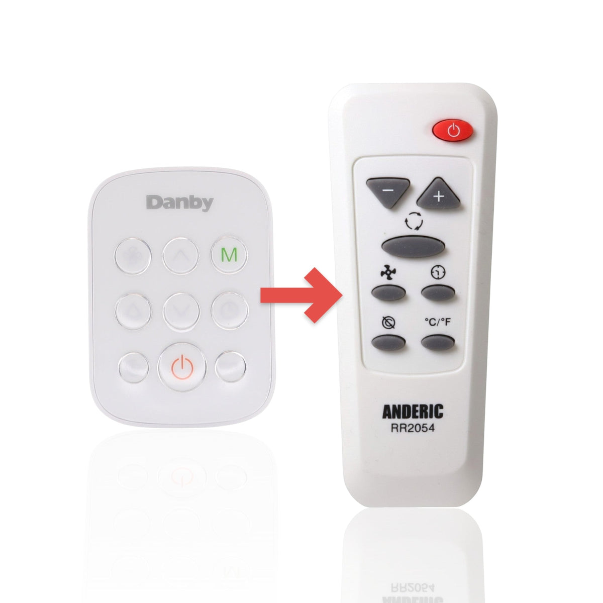 Danby 810900128F Air Conditioner Remote Control