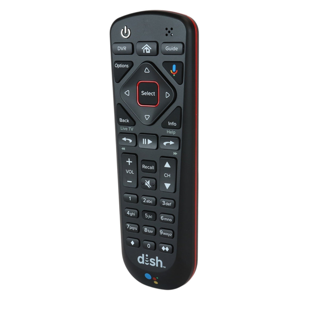 Dish-Network 54.1 UHF 2G WITH GOOGLE VOICE Satellite Remote Control - 218252