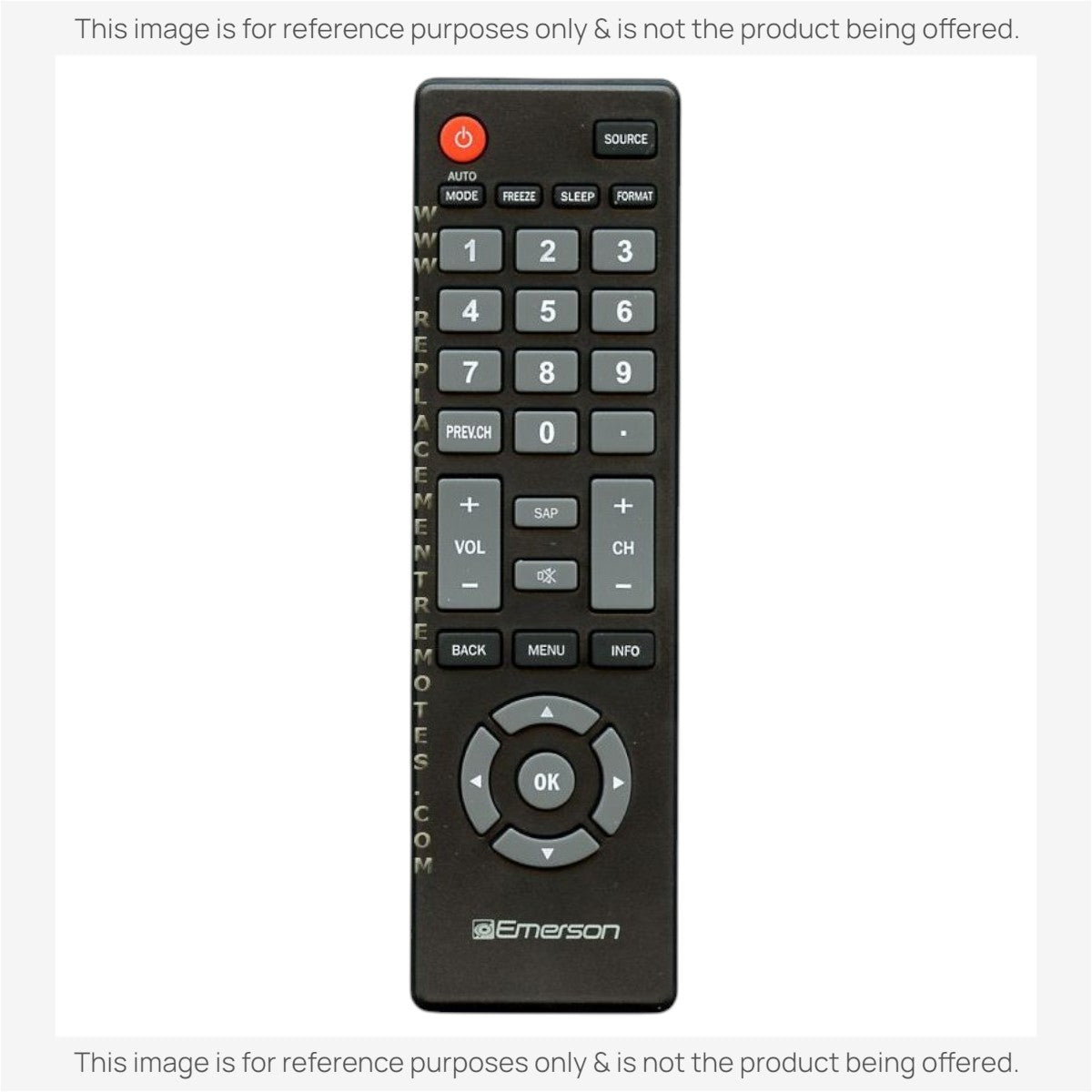 Emerson NH301UD TV Remote Control