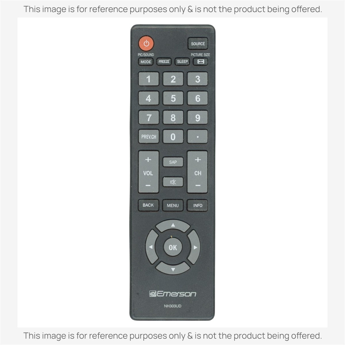Emerson NH303UD TV Remote Control