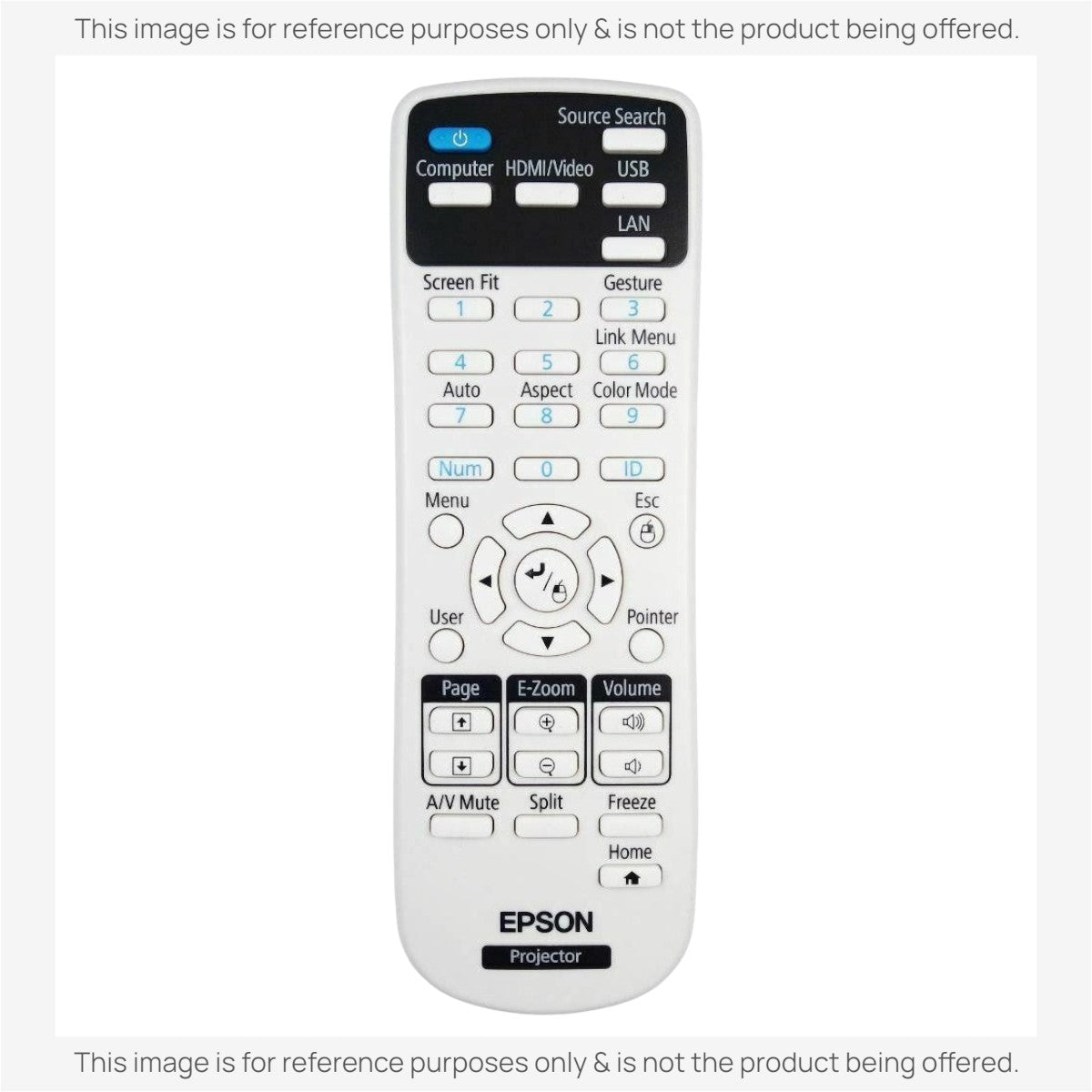 Epson PowerLite975Wrem Projector Remote Control