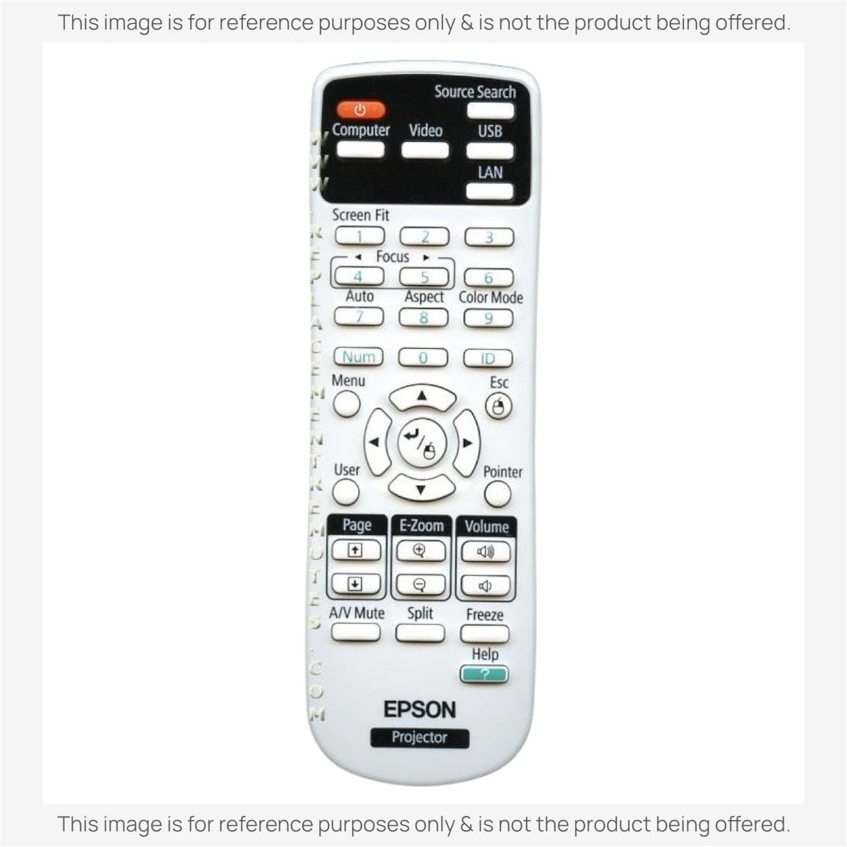 Epson 1566090 Projector Remote Control