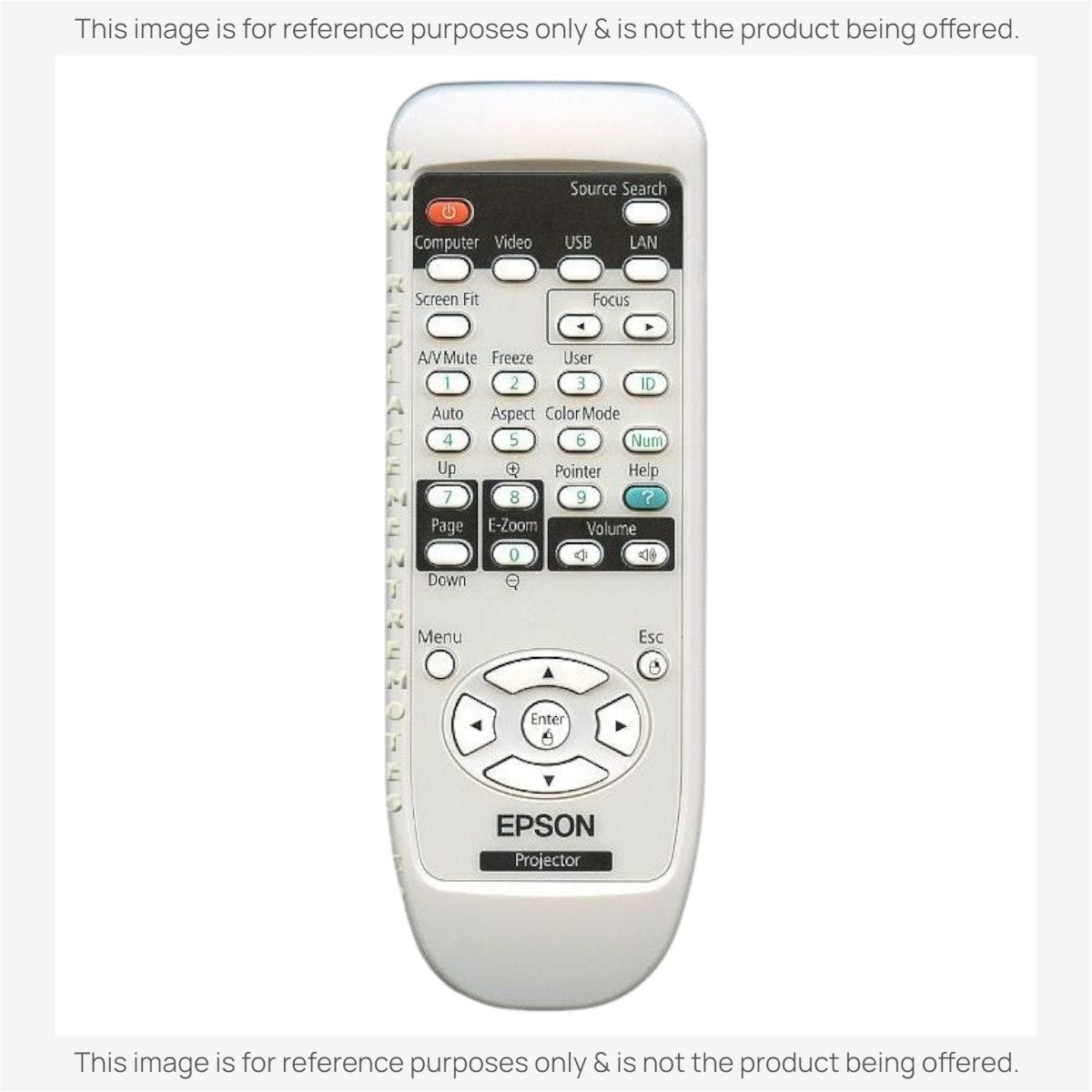 Epson 150799601 Projector Remote Control