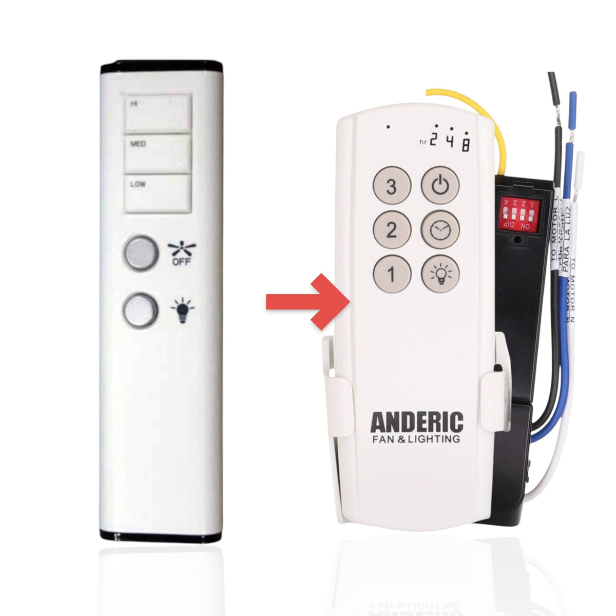 Dan's Originals FAN57T Ceiling Fan Remote Control