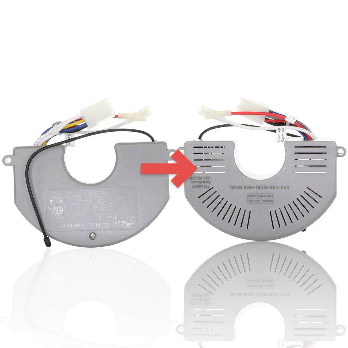 DawnSun FD40-H02R Up / down light Ceiling Fan Receiver