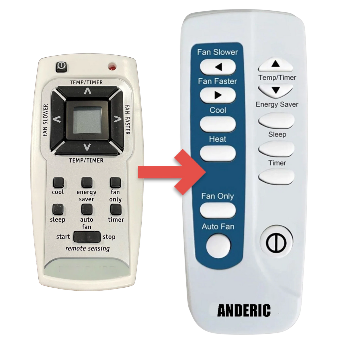 Frigidaire 5304476852 Air Conditioner Remote Control