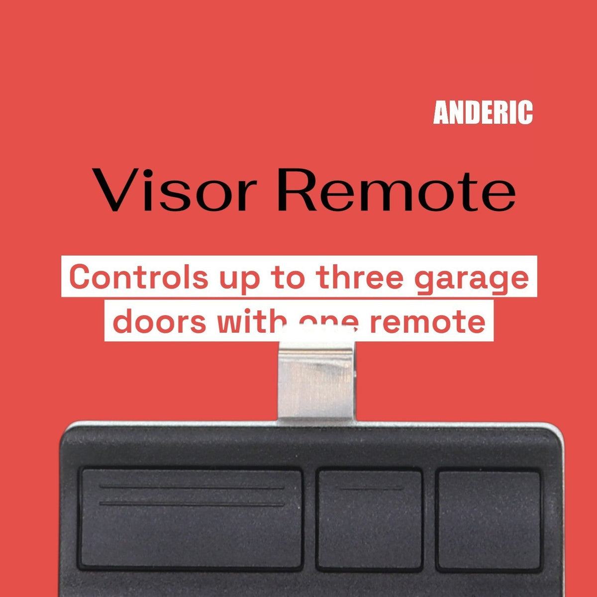 AccessMaster 372AC 2-Button Vizor 315 MHz Garage Door Opener Remote Control