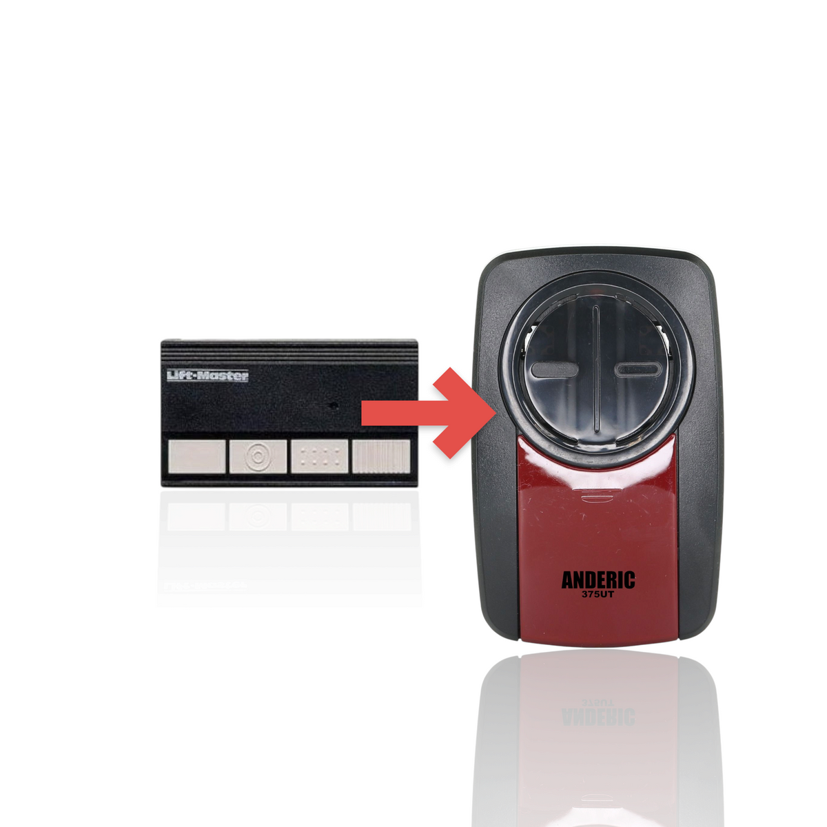 LiftMaster 84LM 4-Button Visor 390 MHz Garage Door Opener Remote Control