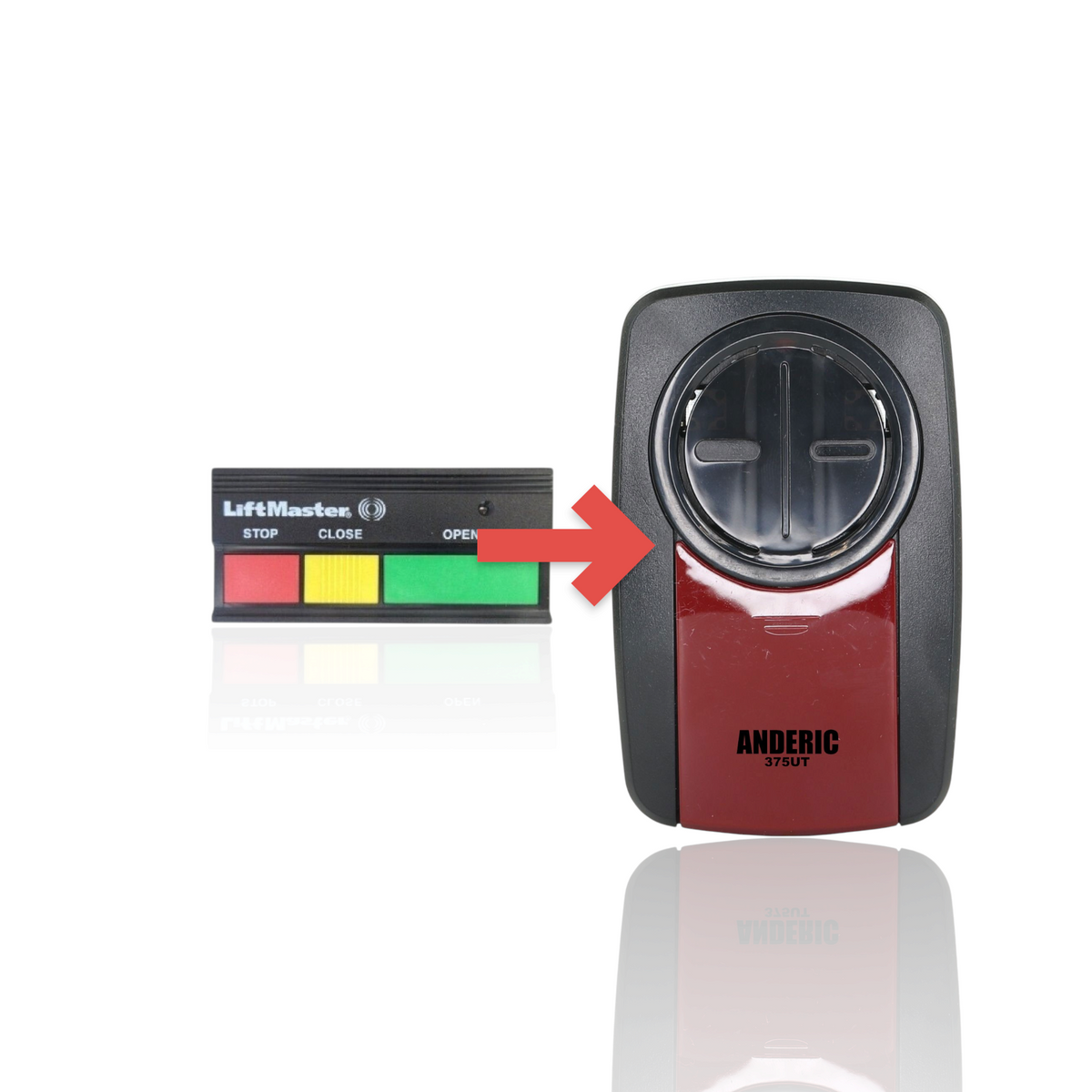 LiftMaster 333LM 315Mhz Sec Plus Garage Door Opener Remote Control
