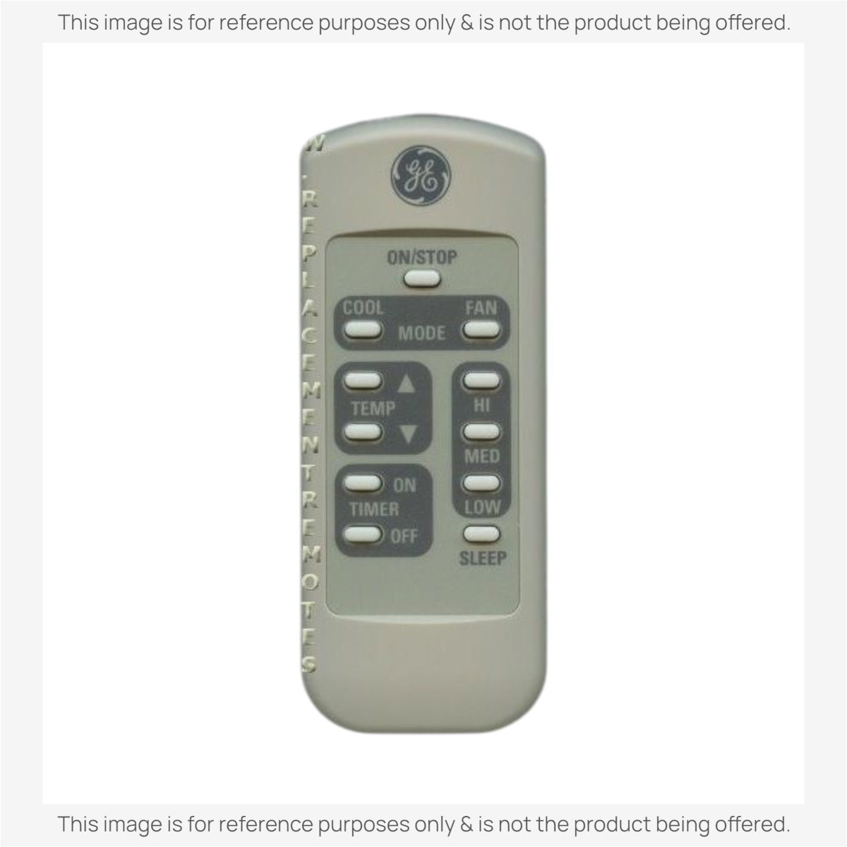 GE General Electric WJ26X10152 Air Conditioner Remote Control