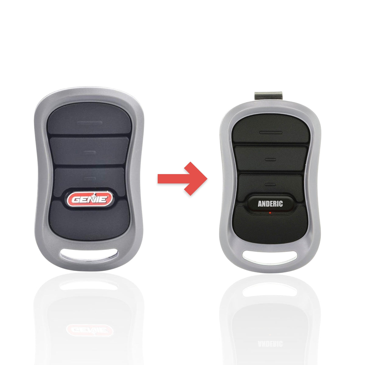 Genie G3T-R 3-button Intellicode Garage Door Opener Remote Control