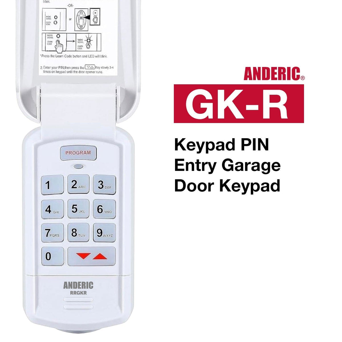 Genie GK-R Intellicode Keypad Garage Door Opener Remote Control