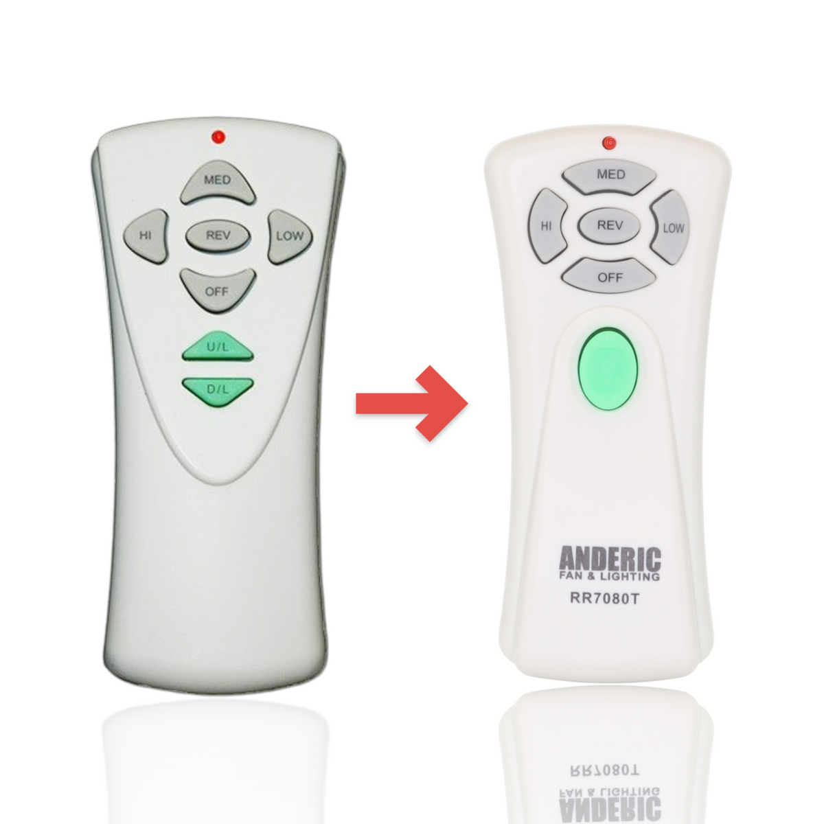 Hampton Bay TR241A Ceiling Fan Remote Control