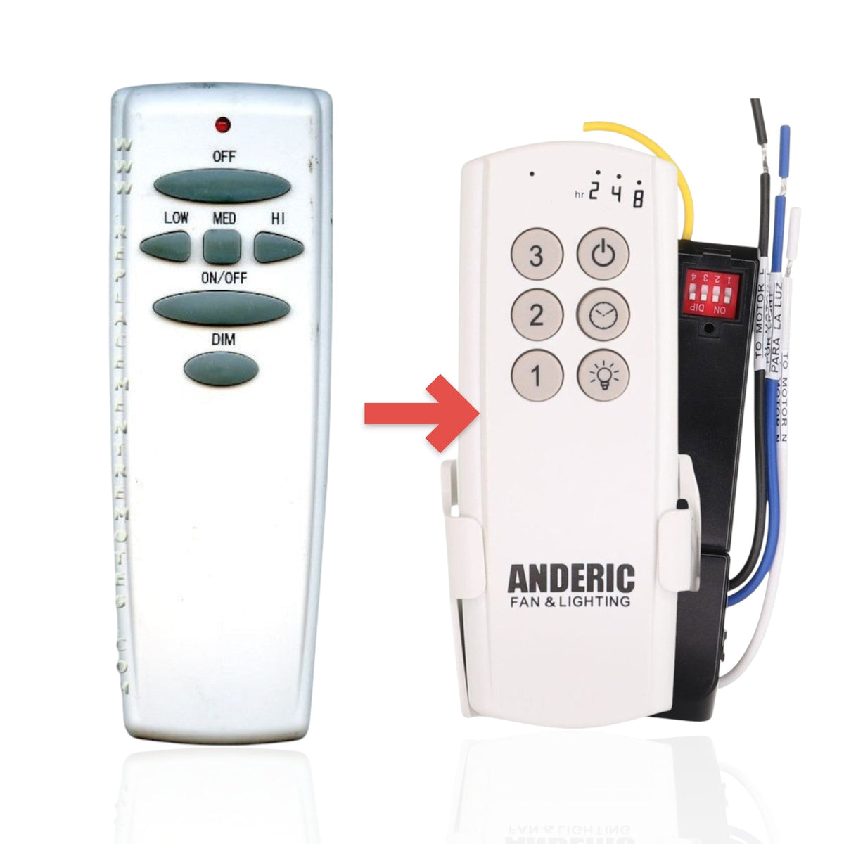 Hampton Bay KUJ9304 Ceiling Fan Remote Control