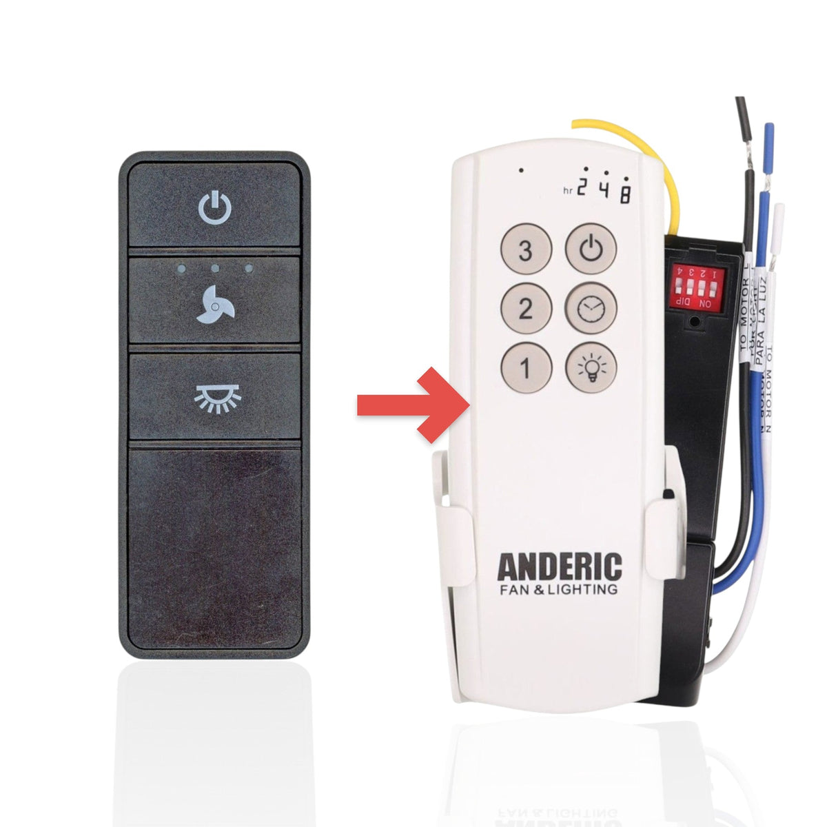 Hampton Bay TX028-LRS Ceiling Fan Remote Control