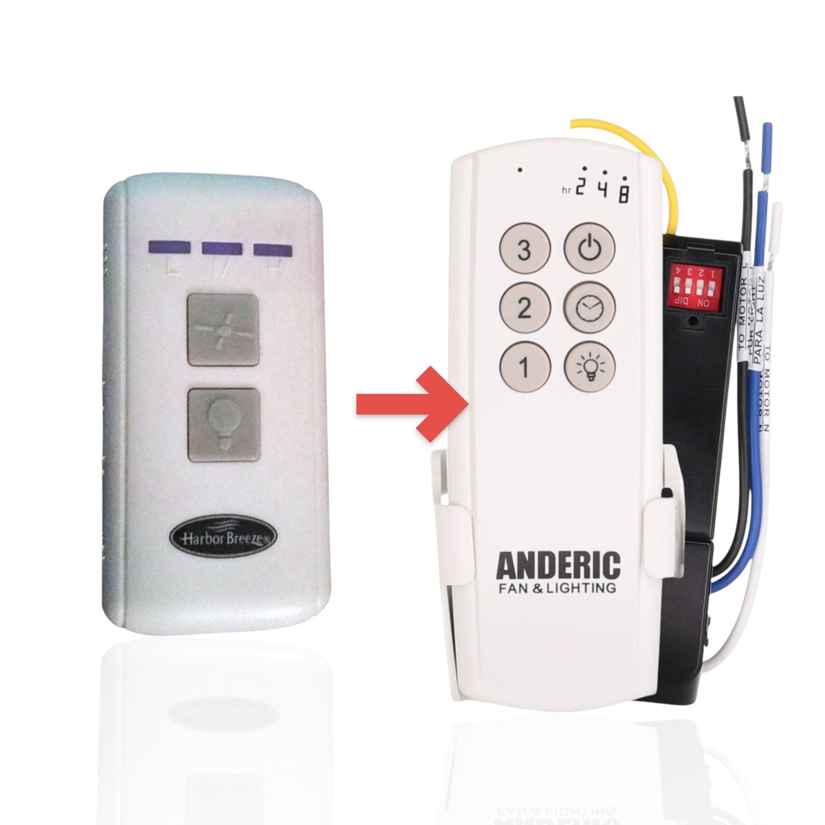 Harbor Breeze KUJCE9805 Ceiling Fan Remote Control