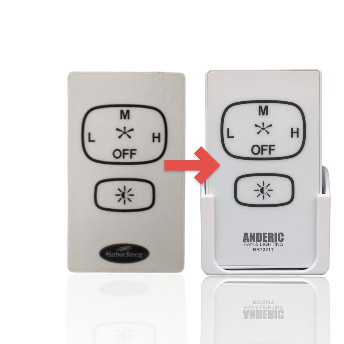 Harbor Breeze UC7221T CHQ7221T Ceiling Fan Remote Control