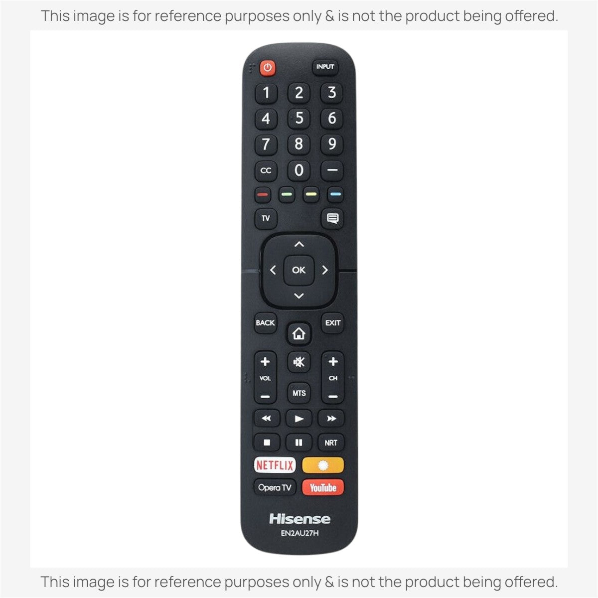 Hisense EN2AU27H / EN2AU27S TV Remote Control