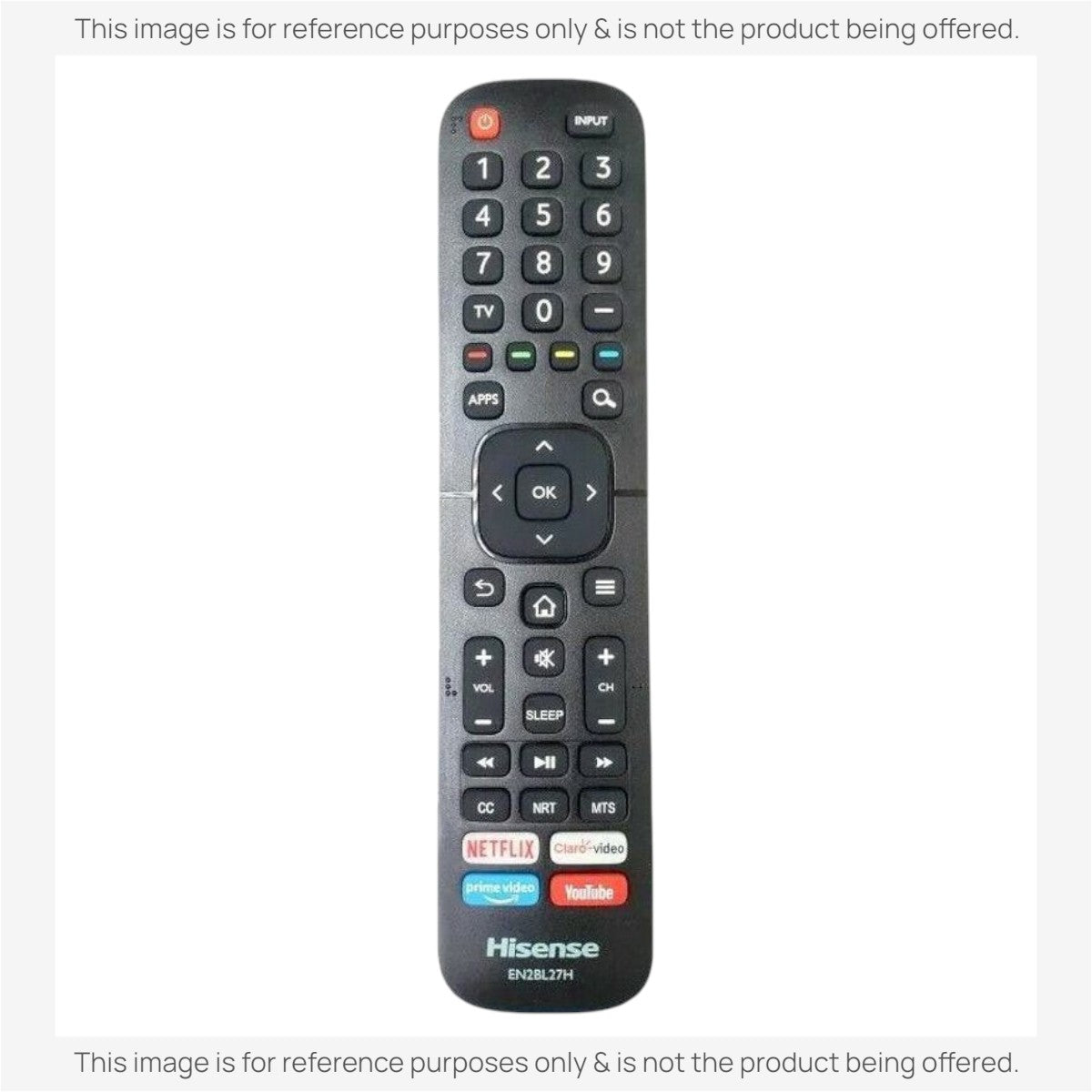 Hisense EN2BL27H TV Remote Control