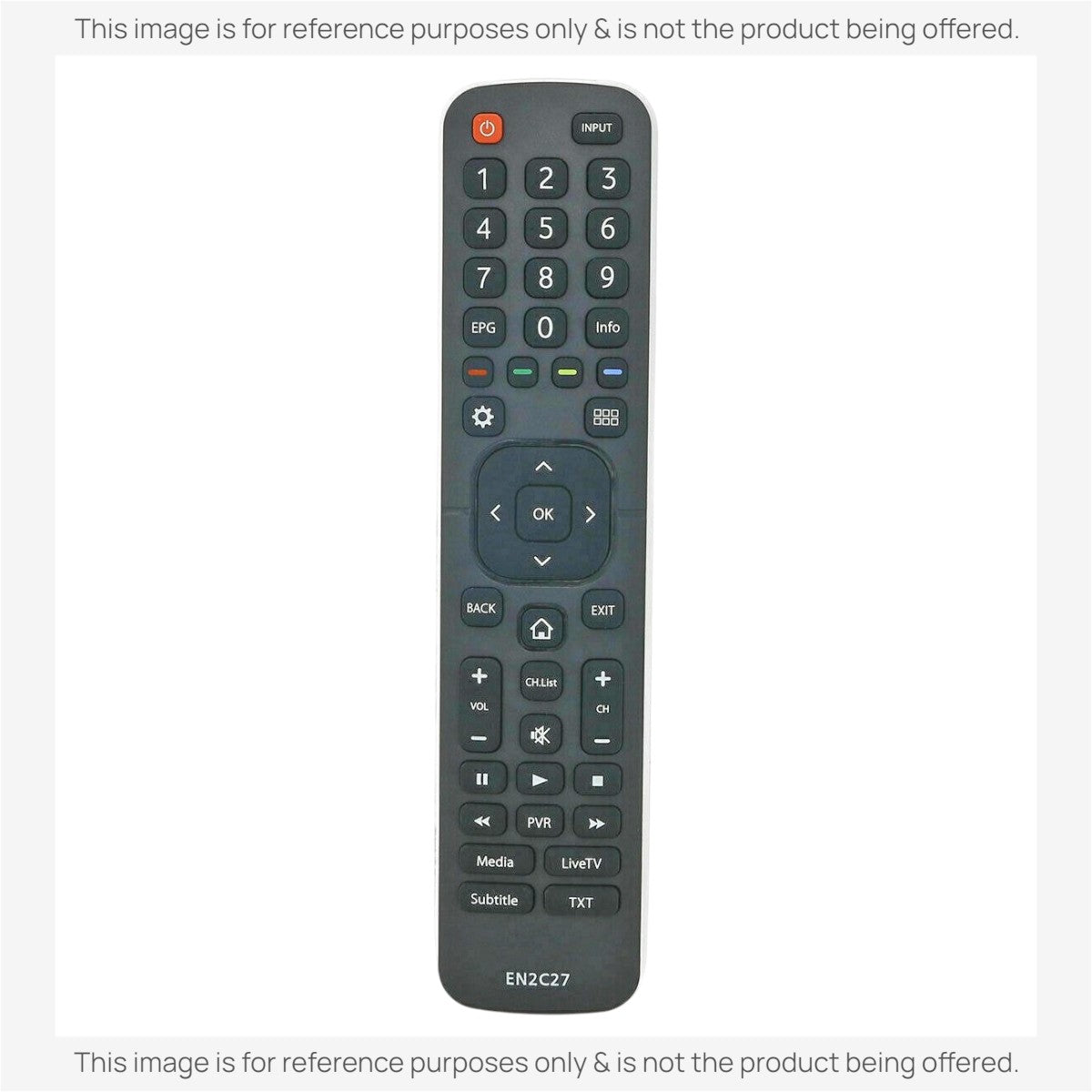 Hisense EN2AN27H TV Remote Control