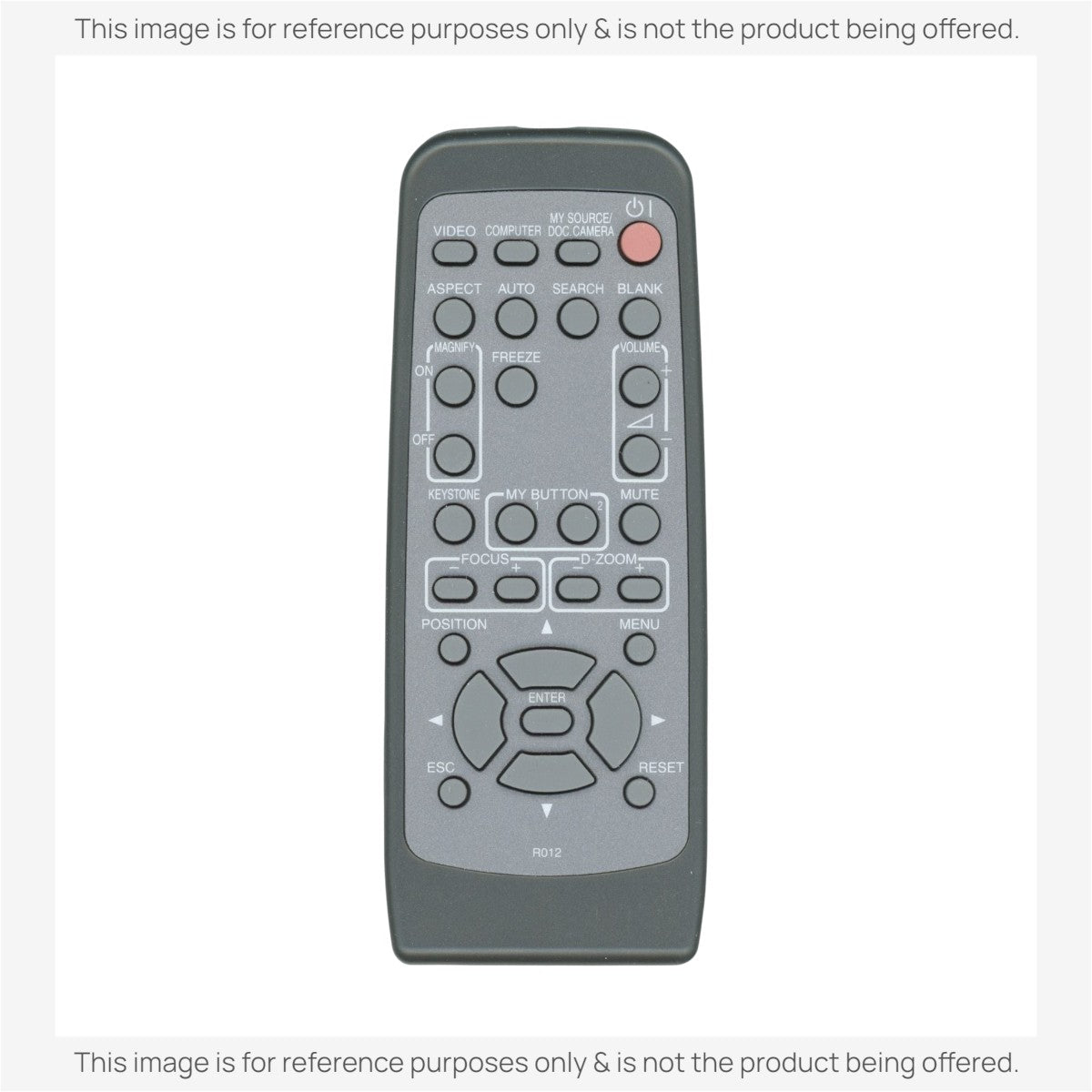 Hitachi R012 Projector Remote Control